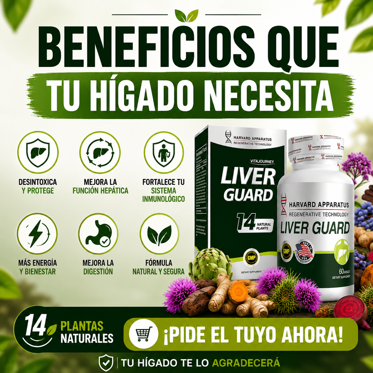 PROMOCION ESPECIAL LIVER GUARD™ Apoyo Natural para el Bienestar de tu Hígado