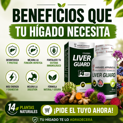 PROMOCION ESPECIAL LIVER GUARD™ Apoyo Natural para el Bienestar de tu Hígado