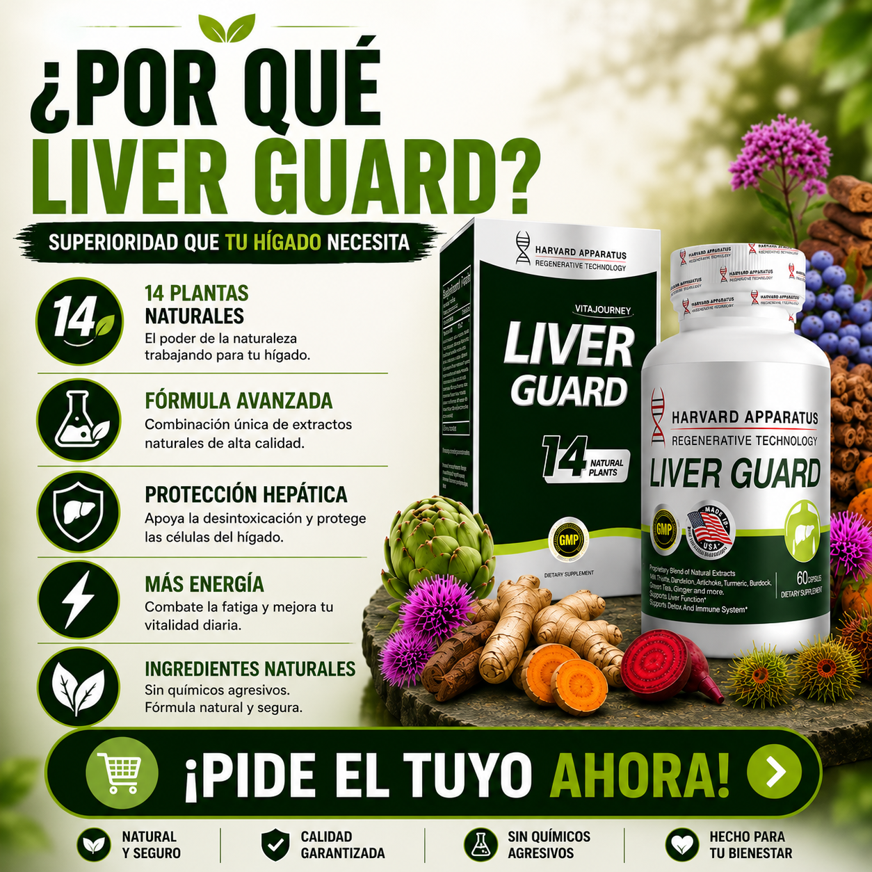 PROMOCION ESPECIAL LIVER GUARD™ Apoyo Natural para el Bienestar de tu Hígado