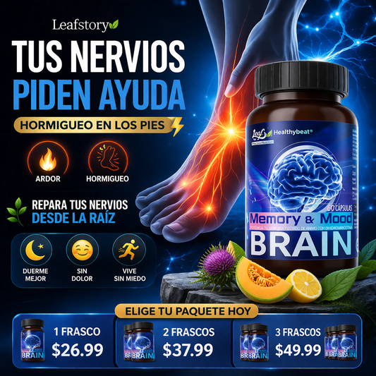 Memory & Mood Brain-Repara tus nervios y elimina el hormigueo desde la raíz