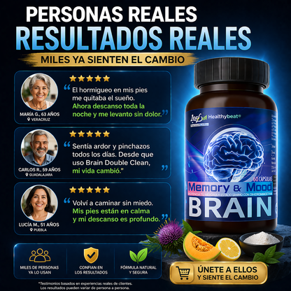 Memory & Mood Brain-Repara tus nervios y elimina el hormigueo desde la raíz