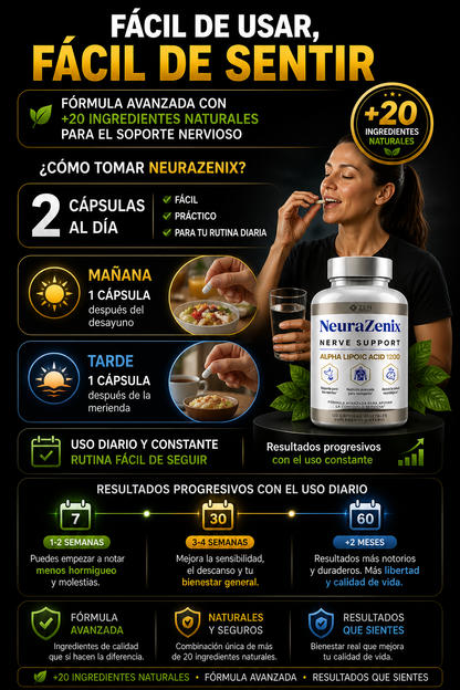 NeuraZenix: Alivia el hormigueo y recupera la sensibilidad en tus pies